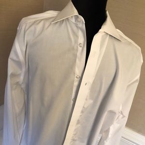 Calvin Klein White Dress Shirt - large